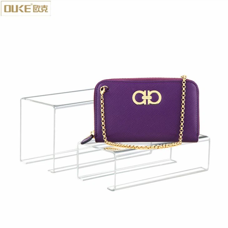 Countertop Rectangle Acrylic Shoe Display Stand