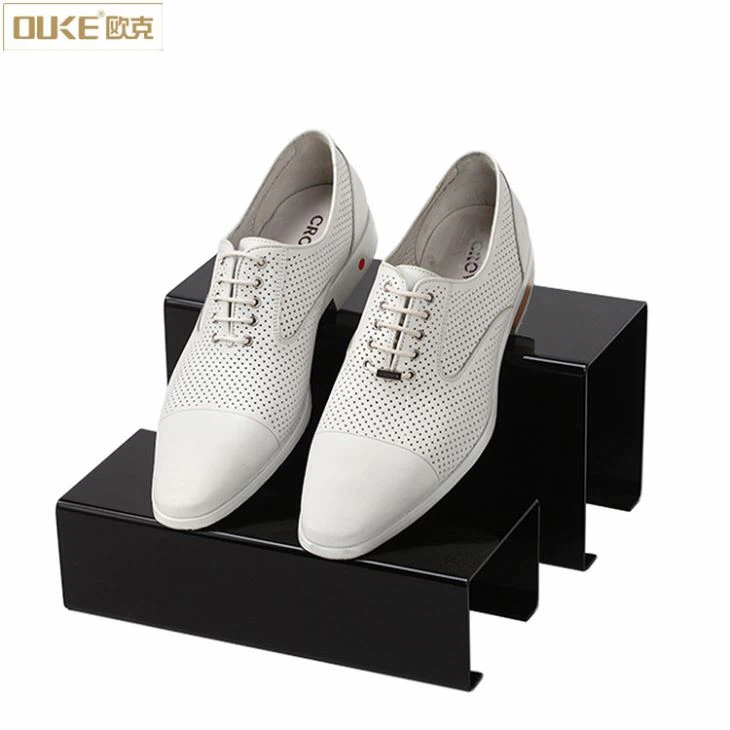 Countertop Rectangle Acrylic Shoe Display Stand
