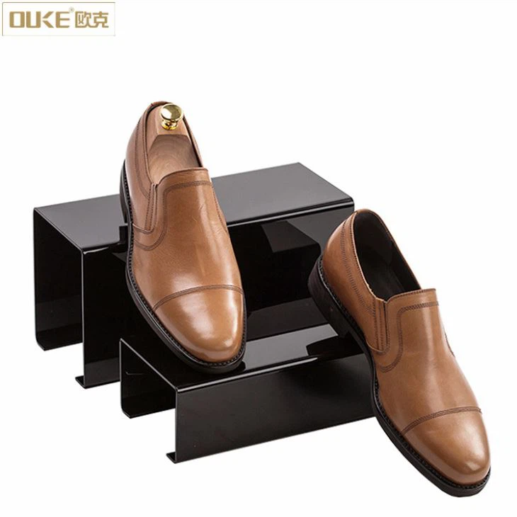 Countertop Rectangle Acrylic Shoe Display Stand