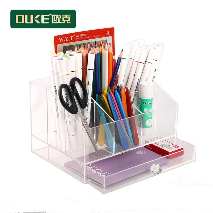 Acrylic Pen Holder Brush Storage Organizer