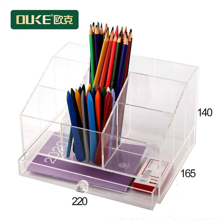 Acrylic Pen Holder Brush Storage Organizer